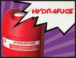 Hydrofuge haute teneur en résine