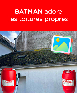 Batman adore les toitures propres
