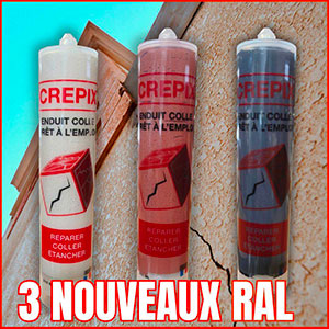 Enduit colle aspect crépi prêt à l'emploi